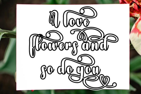 Grandpa Outline Font PNG with transparent background - Preview 3