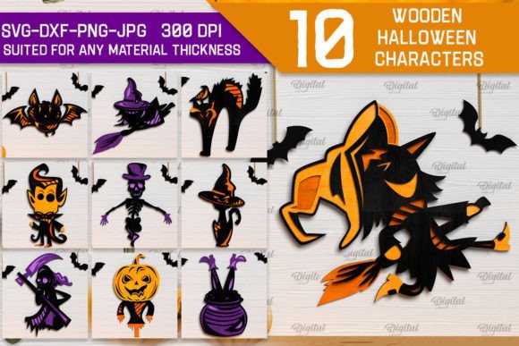Halloween Wall Decor Laser Cut Bundle