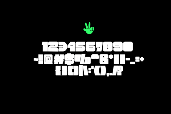 Marow Block Font PNG with transparent background - Preview 4