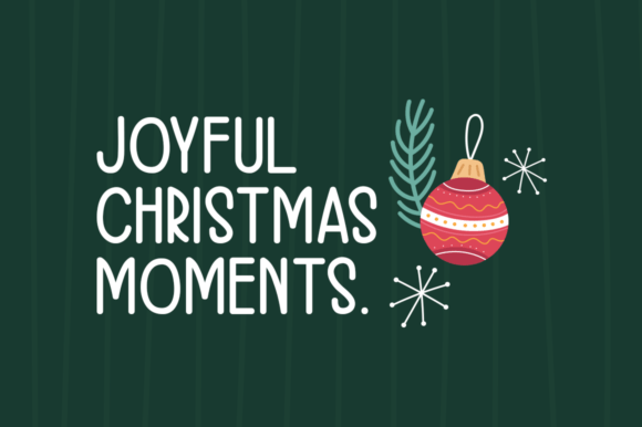 Precious Christmas Font PNG with transparent background - Preview 1