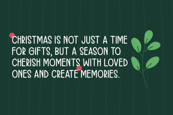 Precious Christmas Font PNG with transparent background - Preview 3