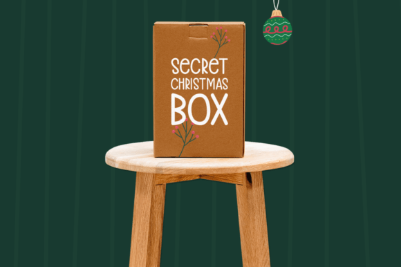 Precious Christmas Font PNG with transparent background - Preview 4