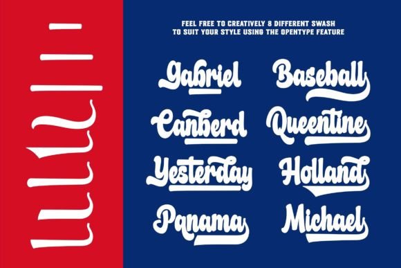 Richeta Font PNG with transparent background - Preview 4