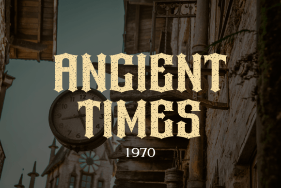 Shine Vintage Font font preview - 1