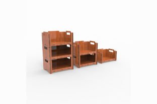 Stackable Storage Box Laser Cut File · Creative Fabrica