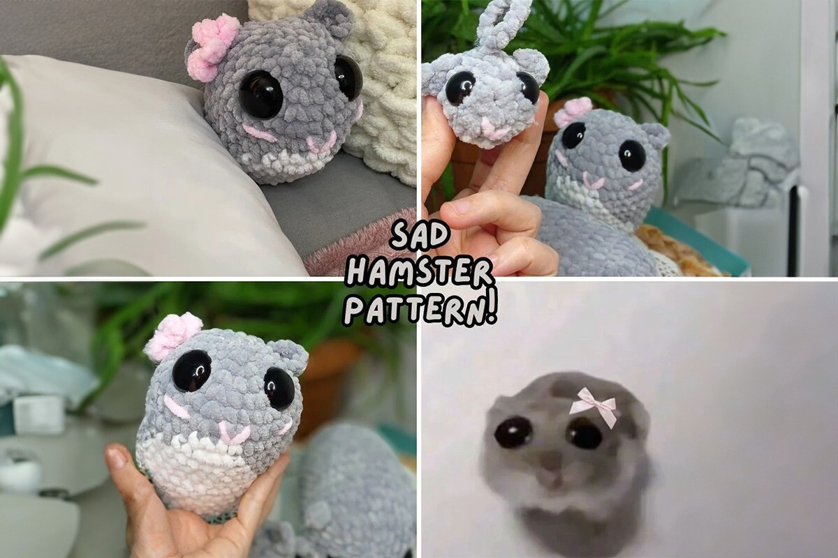 Trending Sad Hamster Crochet Pattern