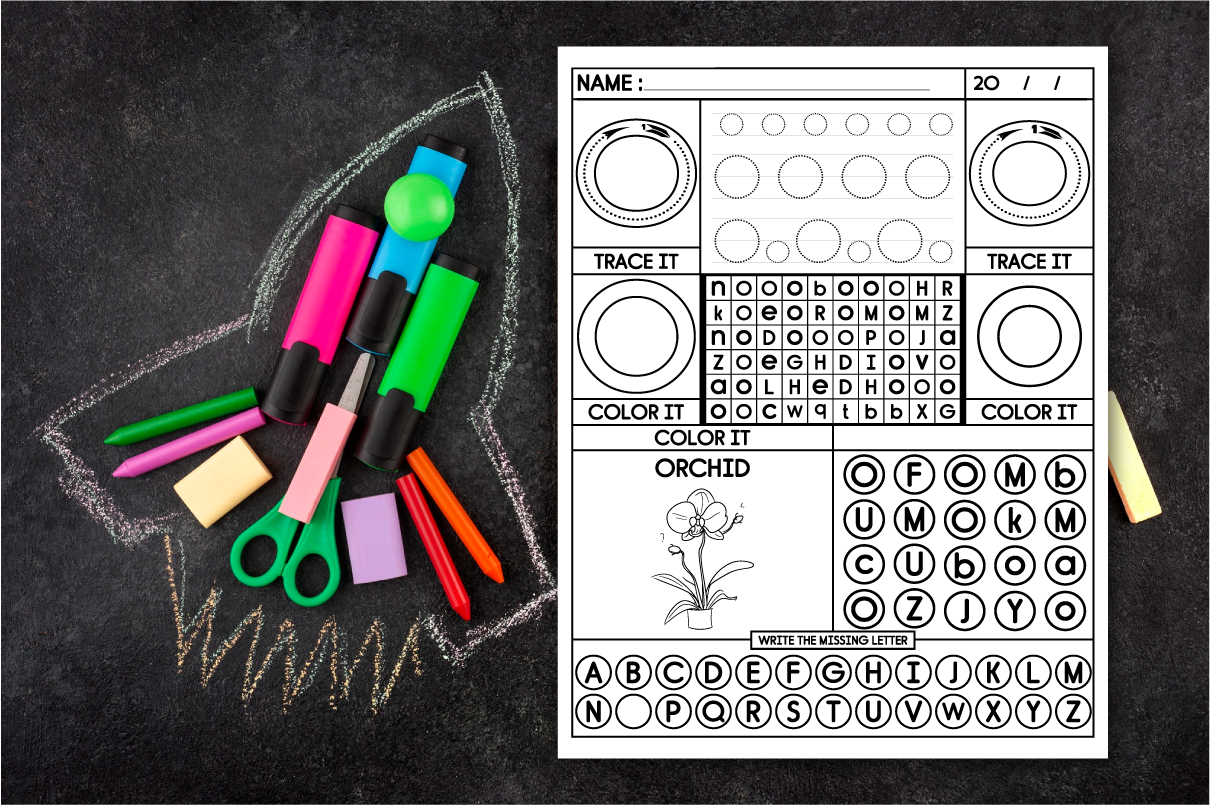 Alphabet Letter Recognition, Maze Puzzle Graphic by MOF92 · Creative ...