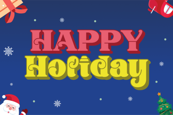 Awesome Christmas Font - Preview 3