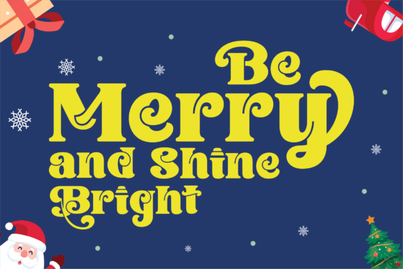 Awesome Christmas Font - Preview 5