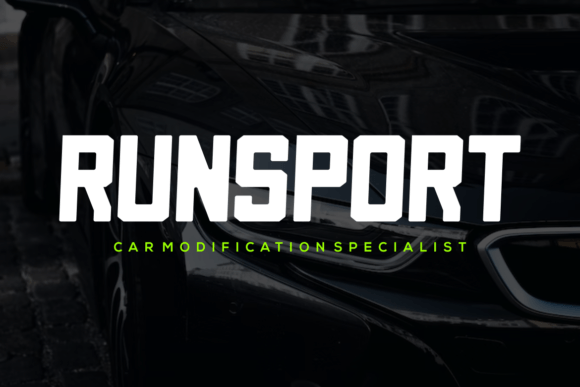Bankerod Font PNG with transparent background - Preview 1