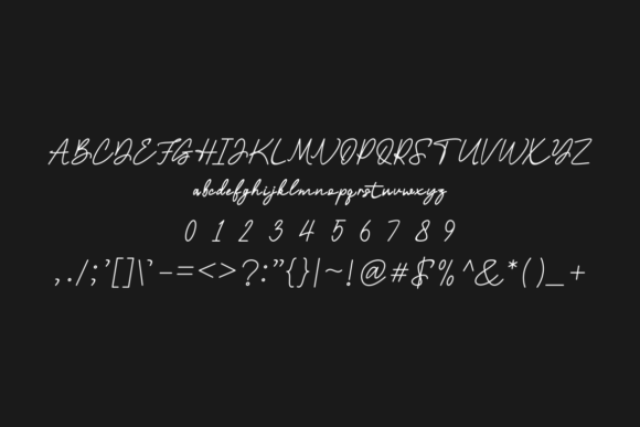 Blondon Handtop Font - Preview 2