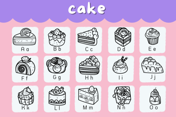 Cake Font - Preview 1