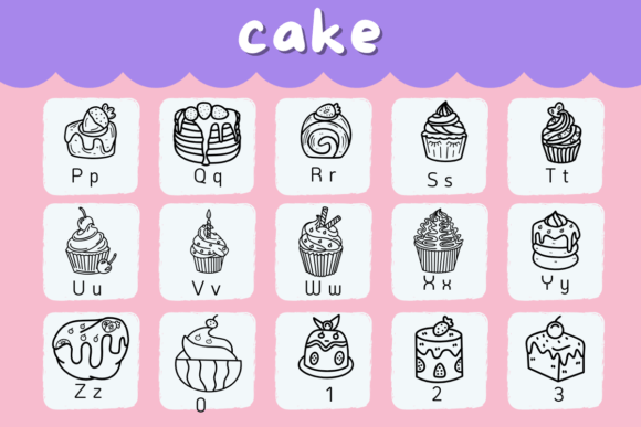 Cake Font - Preview 2