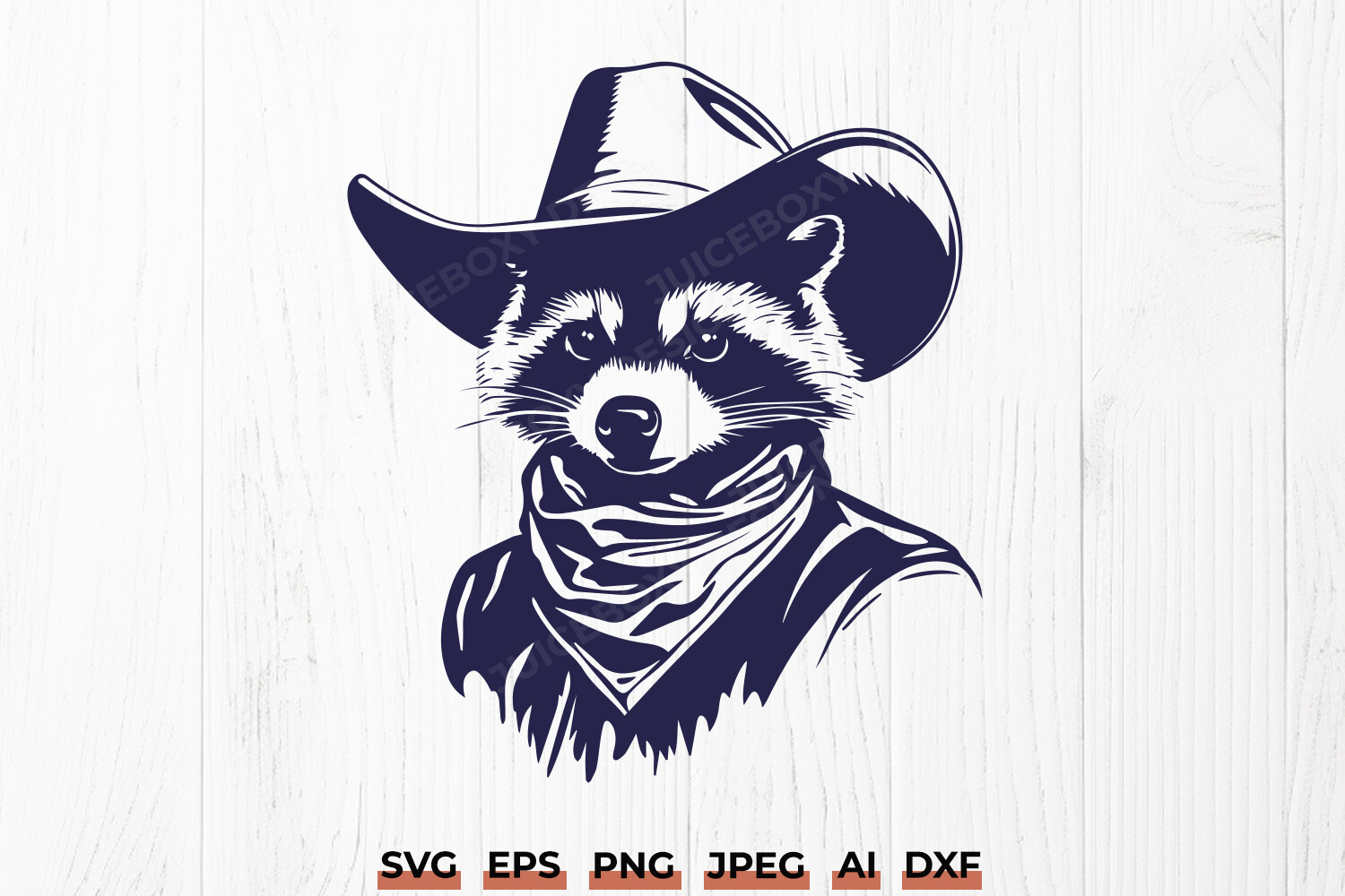 Cowboy Raccoon Wild West SVG Clipart Graphic by juiceboxy · Creative ...