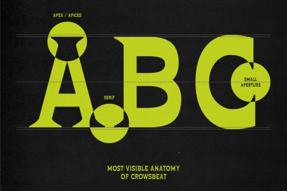 Crowsbeat Font - Preview 3