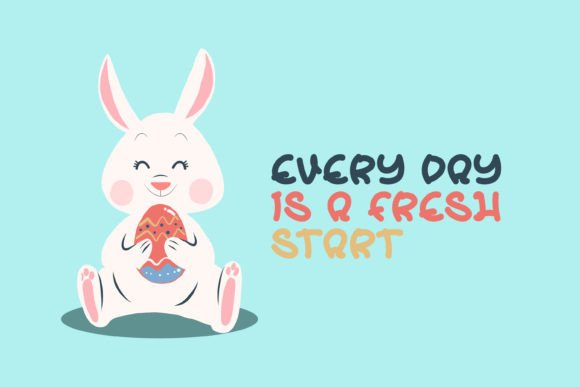 Cute Rabbit Font - Preview 2