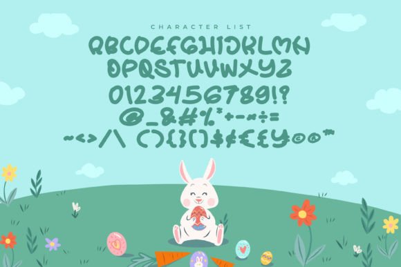 Cute Rabbit Font - Preview 4
