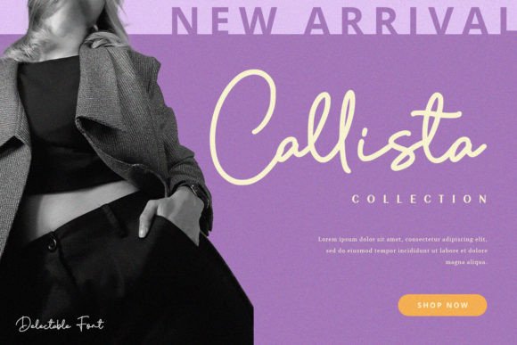 Delectable Font PNG with transparent background - Preview 1
