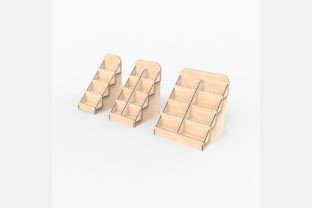 Vector File Display Stand Display Stand Laser Cut File · Creative Fabrica