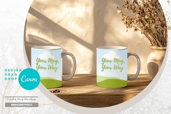 Easy-Edit Canva Mug Mockup Set 29