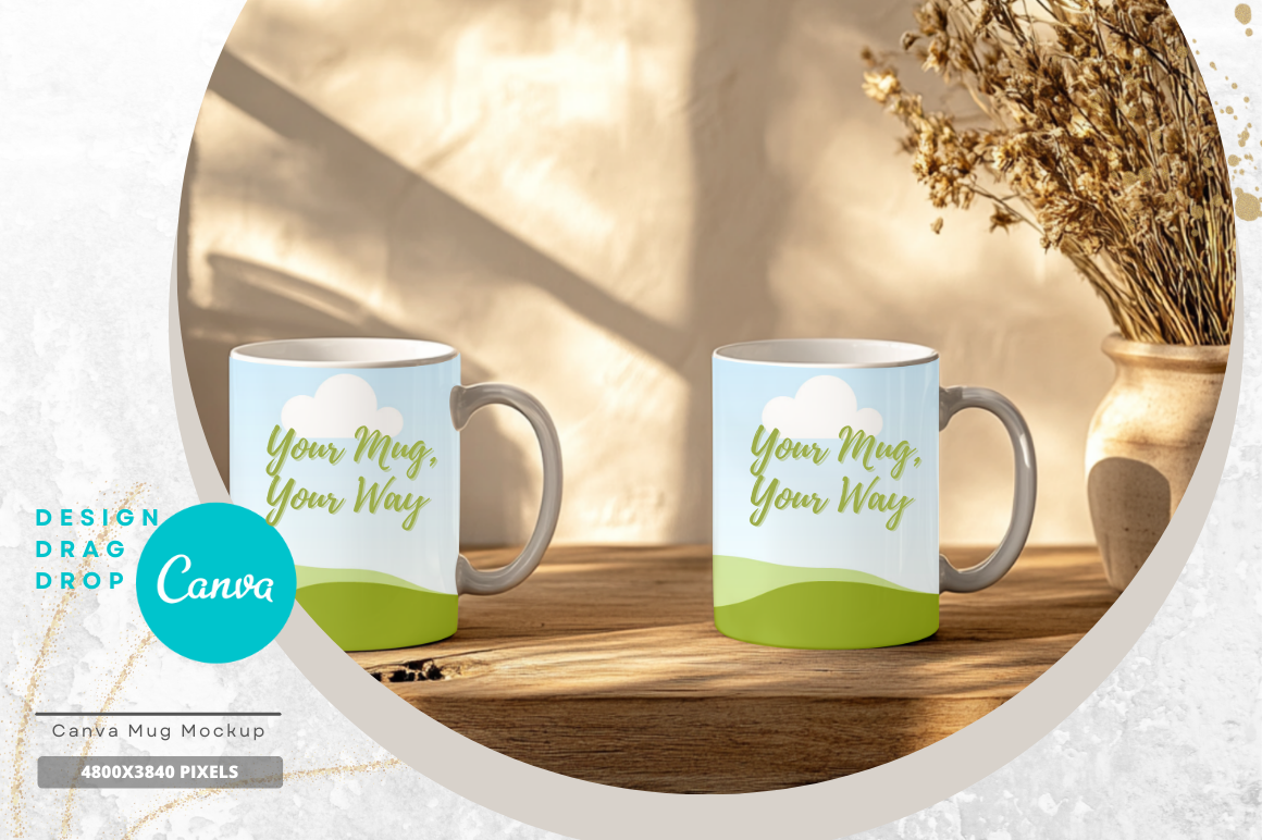 Easy-Edit Canva Mug Mockup Set 29