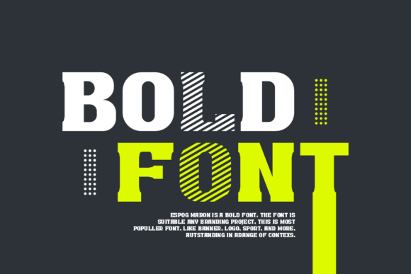 Espog Maron Font PNG with transparent background - Preview 1
