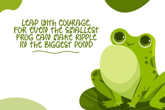 Finding Frog Font - Preview 1