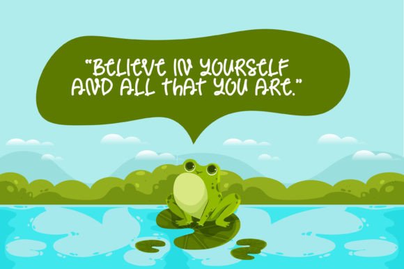 Finding Frog Font - Preview 2