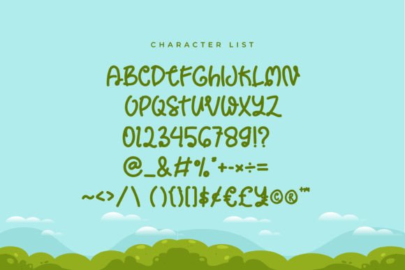 Finding Frog Font - Preview 4