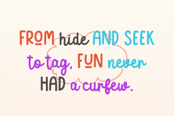 Forever Young Font - Preview 1