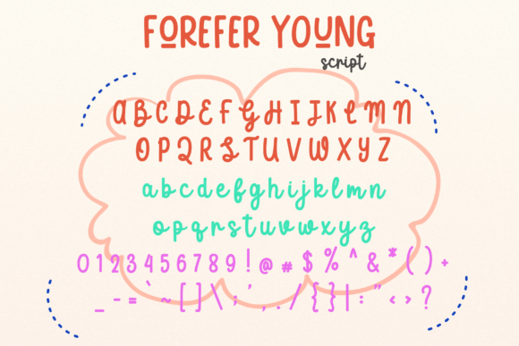 Forever Young Font - Preview 5