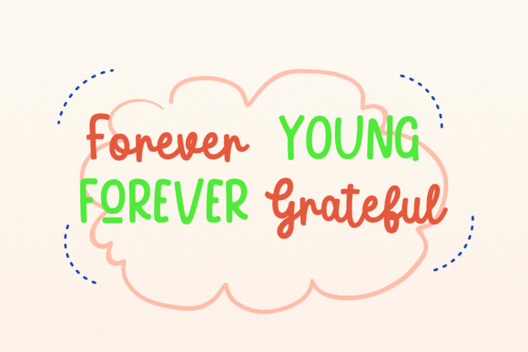Forever Young Font - Preview 6