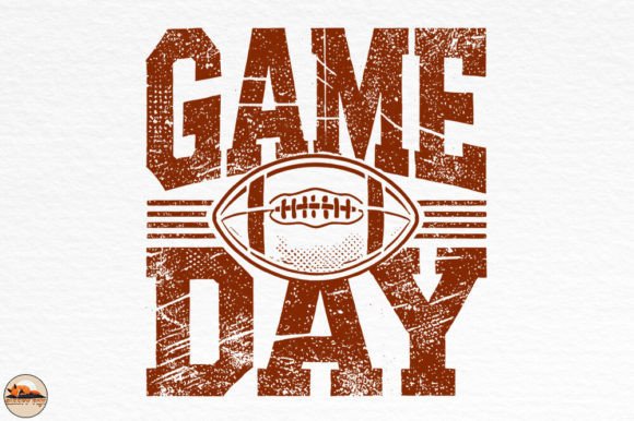 Game Day, Vintage Football Sublimation