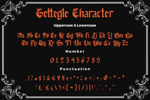 Gettegle Font - Preview 2