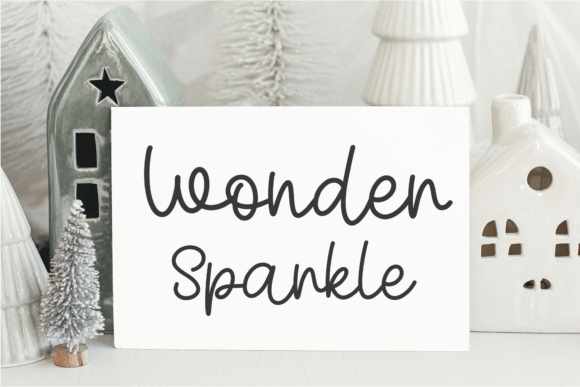 Girly Christmas Font PNG with transparent background - Preview 4