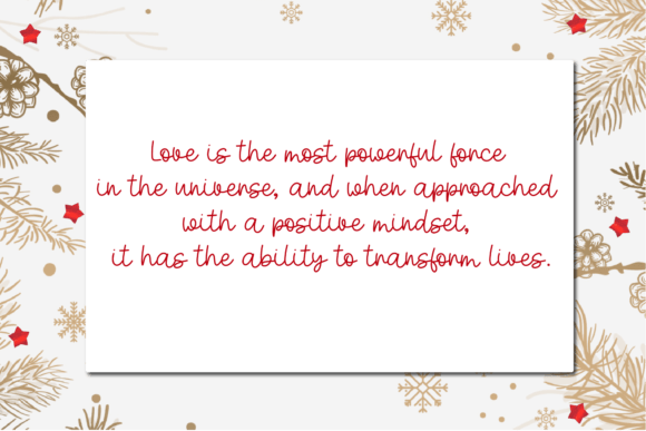 Girly Christmas Font PNG with transparent background - Preview 6