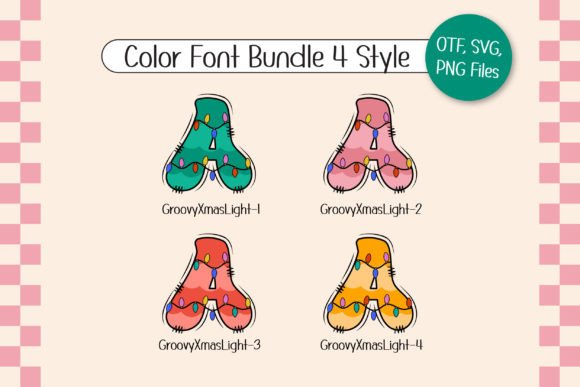 Groovy X'mas Light Font - Preview 1