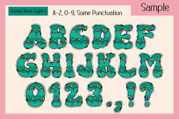 Groovy X'mas Light Font - Preview 2