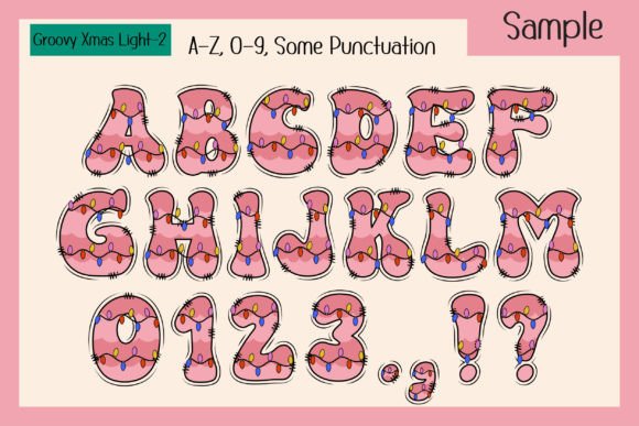 Groovy X'mas Light Font - Preview 3