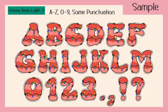Groovy X'mas Light Font - Preview 4