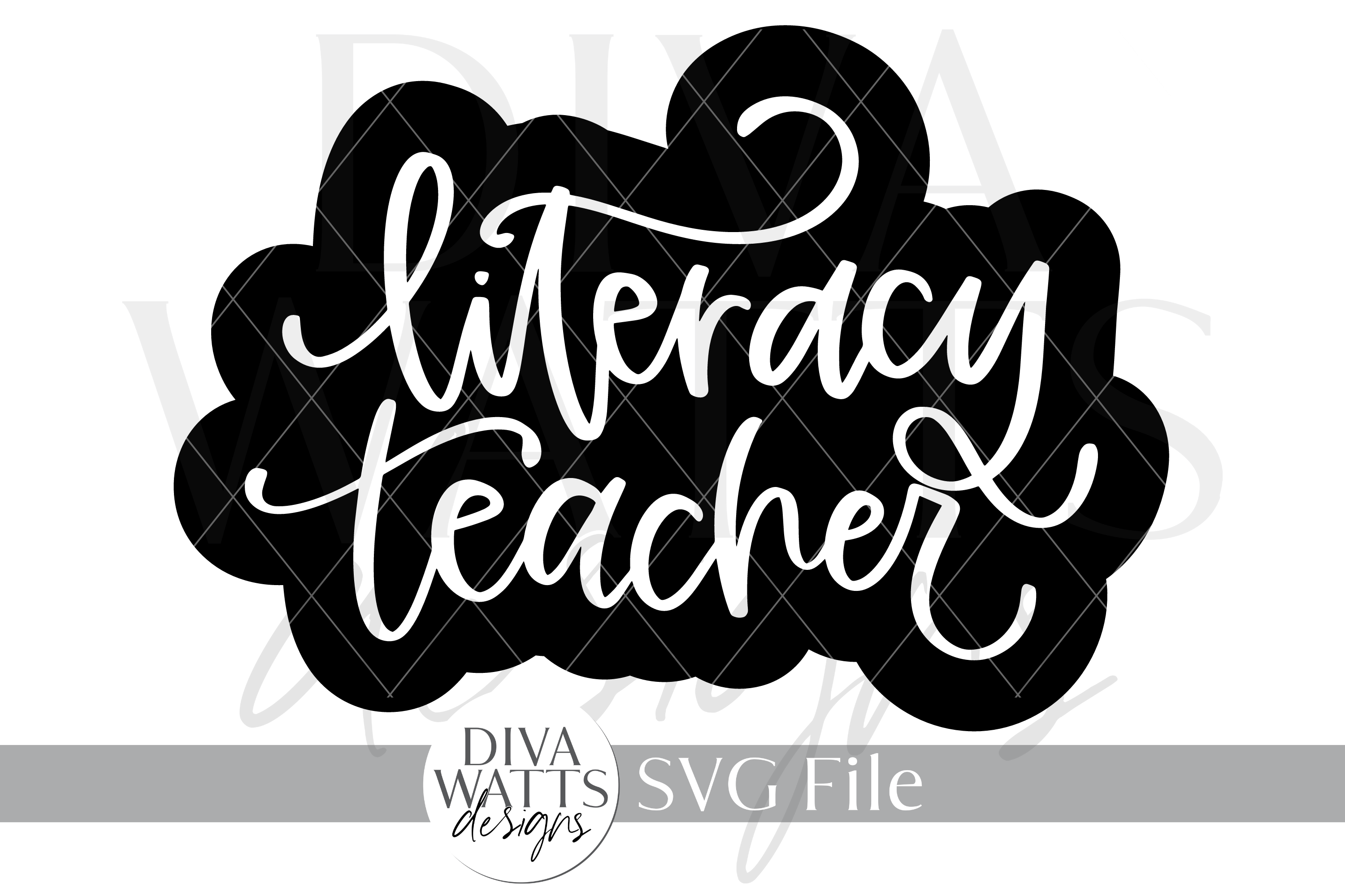 Literacy Teacher SVG Graphic by Diva Watts Designs · Creative Fabrica