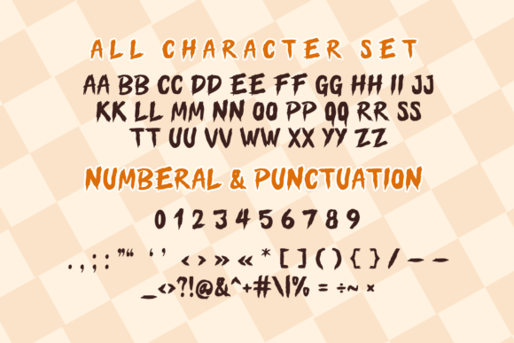 Master Horror Font font preview - 4