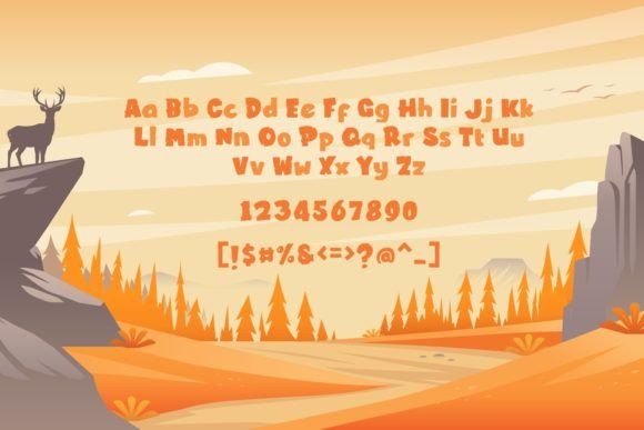 Pine Quest Font PNG with transparent background - Preview 1