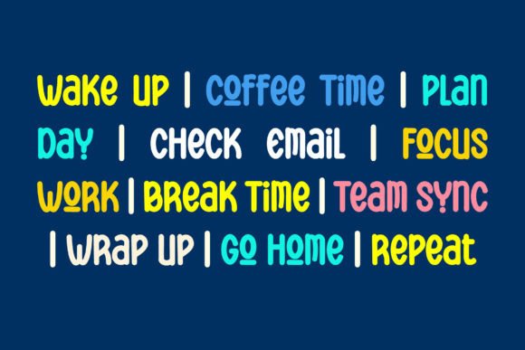 Salypop Font PNG with transparent background - Preview 3