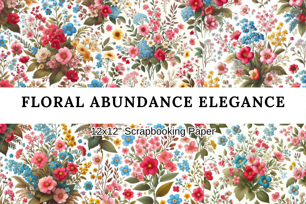 Vintage Floral Abundance Elegance Lace Graphic by Jacky Studio ...
