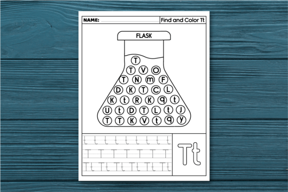 Letter Recognition W | Tracing Letter Graphic by MOF92 · Creative Fabrica