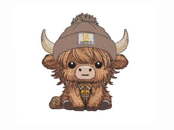 Baby Highland Cow