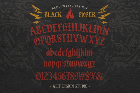 Black Poser Font - Preview 5