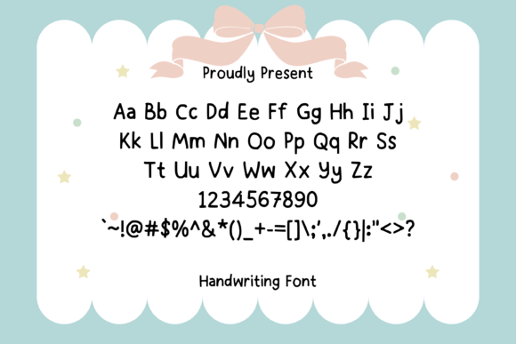Blue Serenity Font - Preview 1