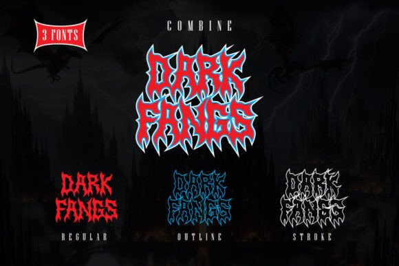 Darkfangs Font - Preview 1